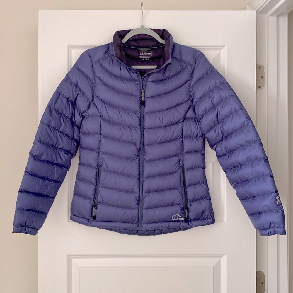 Llbean Womens Down Jacket Like New - image 1